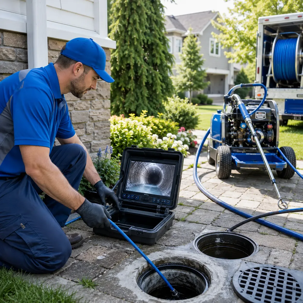 Outdoor drain cleaning professionals serving Bullock, NC